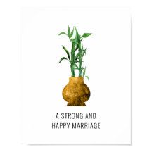 Glück Bamboo Strong and Happy Ehe