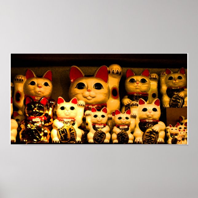 Glück Beconing Kitty Poster (Vorne)