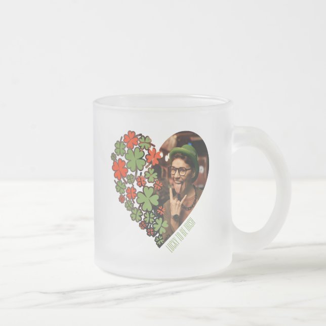 Glück beim Irish Foto Cup mit dem Kleeblatt Herz Mattglastasse (Rechts)