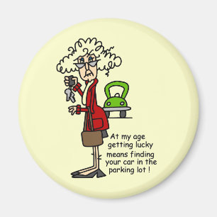 Glück beim Spaß Magnet