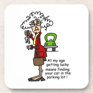 Glück beim Spaß Untersetzer