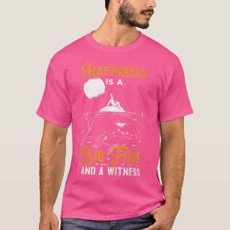 Glück Big Fish Zeuge Fish Boot Angler Sea Fi T-Shirt