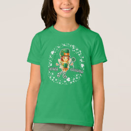 Glück Charm. Fairy Irish Girl St. Patrick's Day T-Shirt