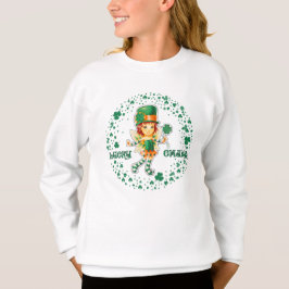Glück Charm. Fairy Irish Girl St. Patrick's Day T-Shirt