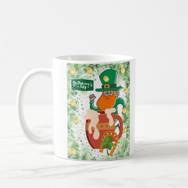 Glück den Iren Kaffeetasse (Links)
