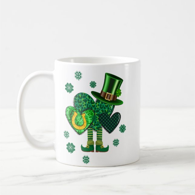 Glück den Iren Kaffeetasse (Links)