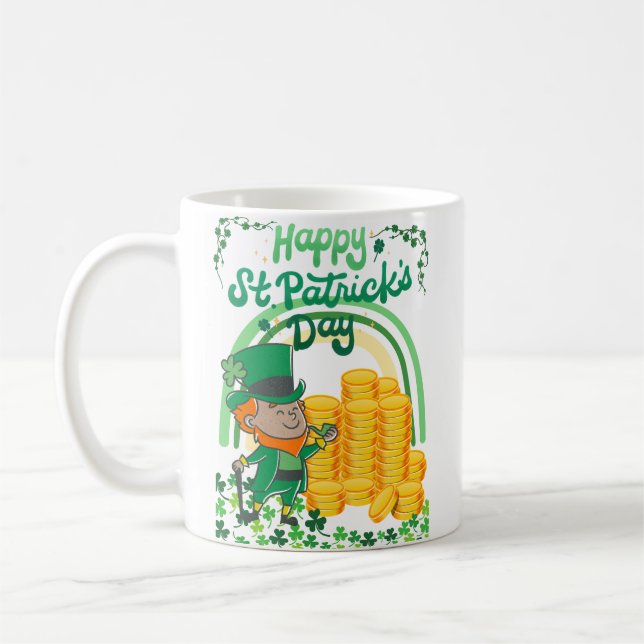 Glück den Iren Kaffeetasse (Links)