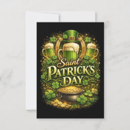 Glück der Emerald Isle Dankeskarte