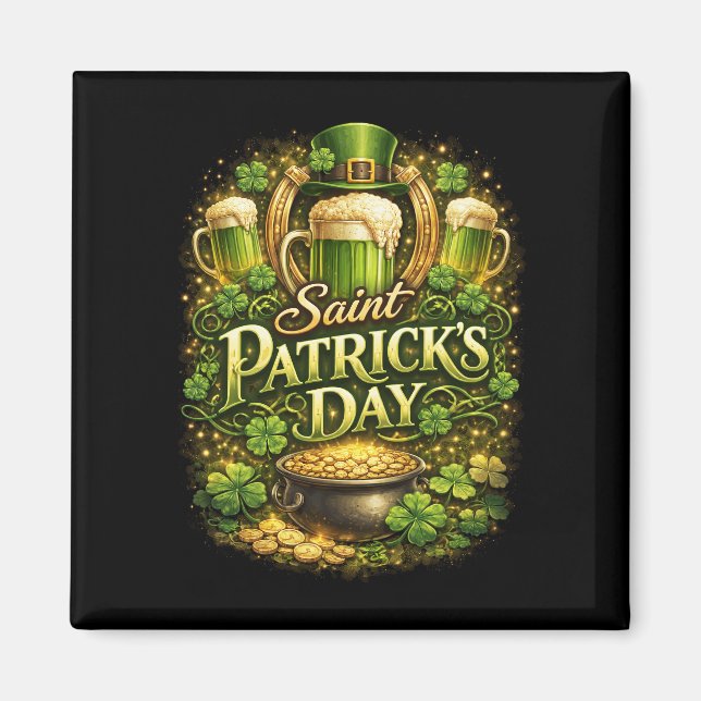 Glück der Emerald Isle Magnet (Vorne)