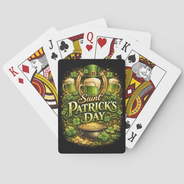Glück der Emerald Isle Spielkarten (Rückseite)