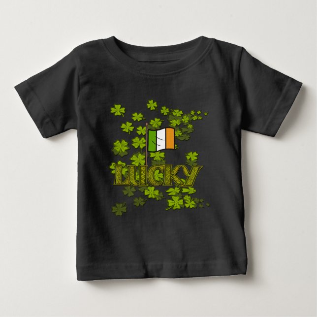 Glück der Iren Baby T-shirt (Vorderseite)