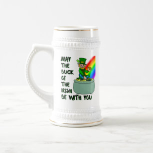 Glück der irischen Brunnenbeere St Patrick's Beer Bierglas