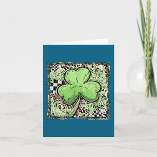 Glück der Kacheln St. Patrick's Day Leopard Glücks Karte