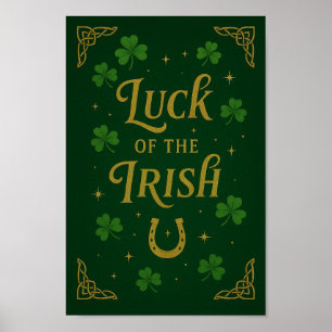 Glück des irischen Posters   St. Patrick's Day Art Poster