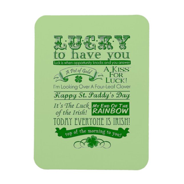 Glück, dich zu haben magnet (Vertikal)