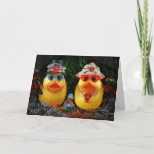 Glück Ducky! (Leer) Feiertagskarte