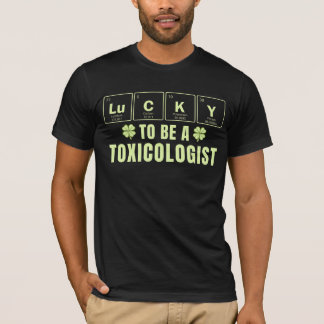 Glück, ein Toxikologe zu sein, St. Patrick's Day T-Shirt