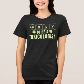 Glück, ein Toxikologe zu sein, St. Patrick's Day Tri-Blend Shirt