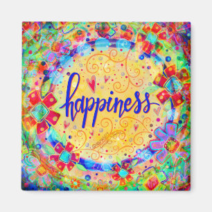 "Glück" - EIN WORT-Inspirivity Magnet