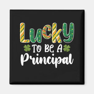 Glück, eine Grundschule am St. Patrick's Day zu le Magnet