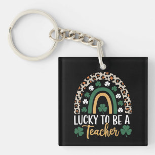 Glück, eine Lehrerin zu sein, Regenbogen St. Patri Schlüsselanhänger