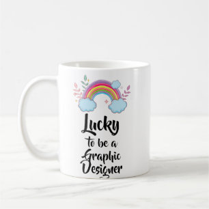 Glück, eine Tasse für Grafikdesigner zu sein