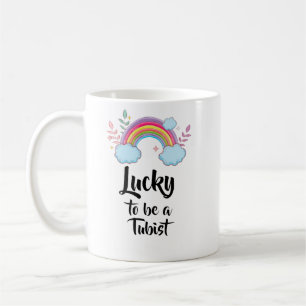 Glück, eine turbulente Tasse zu sein