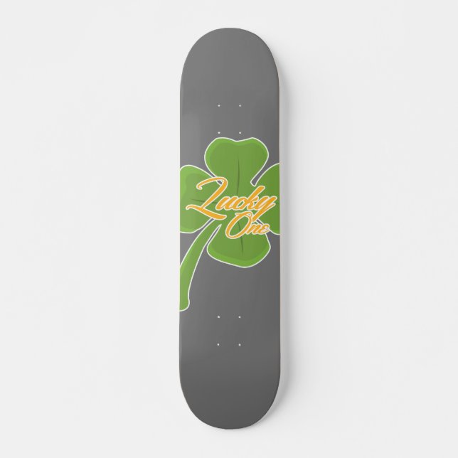 Glück Eins Skateboard (Vorne)
