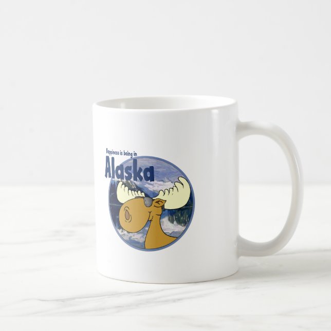 Glück-Elche - Alaska Kaffeetasse (Rechts)