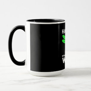 Glück fliegt mit Libellen Tasse
