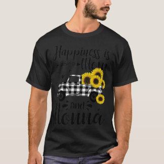 Glück für Frauen ist eine Mama und Nonna Sonnenblu T-Shirt