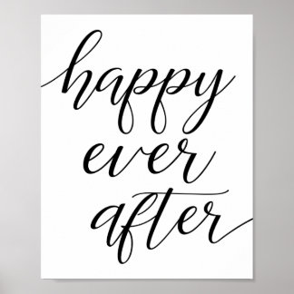 Glück für immer nach Hochzeit Poster