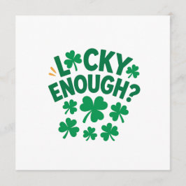 Glück gehabt? Spaß am St. Patrick's Day   Einladung