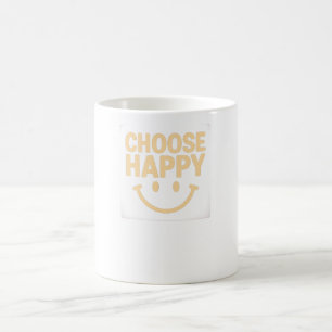 Glück genießen - Glück wählen Kaffeetasse