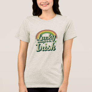 Glück genug, um irisch zu sein Tri-Blend shirt
