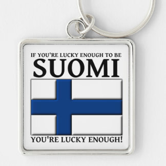 Glück genug, um Suomi-Schlüsselanhänger zu sein Schlüsselanhänger