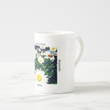 "Glück hängt nach uns selbst" Knochen-China-Tasse