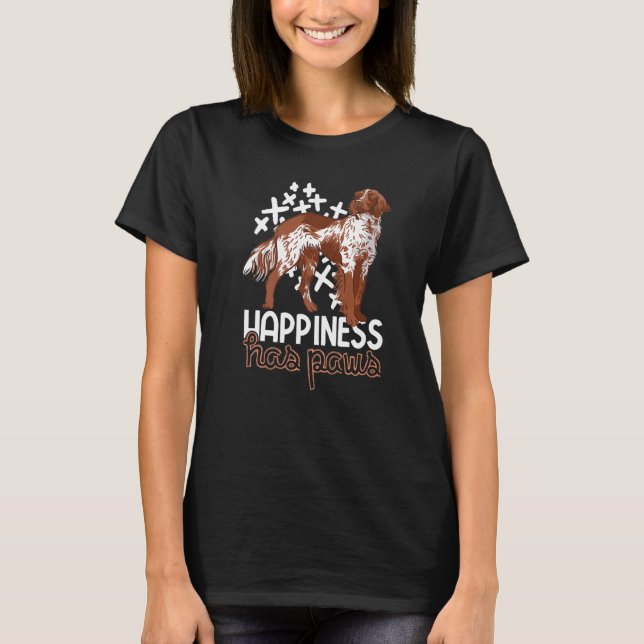 Glück hat Paws T-Shirt (Vorderseite)