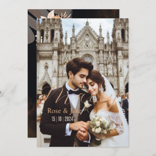 Glück, Hochzeitkarte