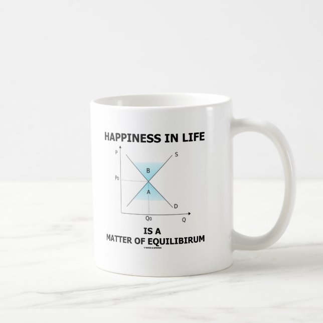 Glück im Leben ist eine Angelegenheit des Kaffeetasse (Rechts)