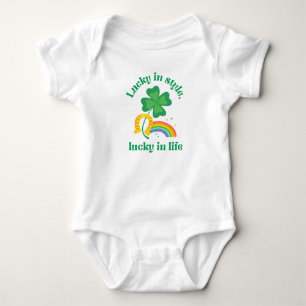 Glück im Stil, Glück im Leben Baby T-Shirt Strampler