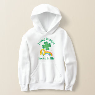Glück im Stil mit Glück im Leben Hoodie
