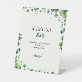 Glück in der Liebe Brautparty Mimosa Bar Sockelschild