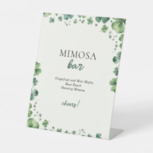 Glück in der Liebe Brautparty Mimosa Bar Sockelschild