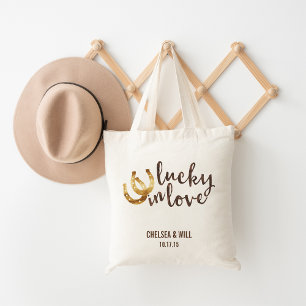 Glück in der Liebe Gastgeschenk Hochzeit Tragetasche