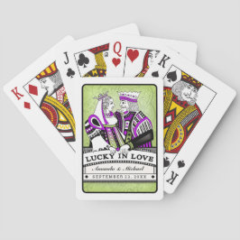 Glück in der Liebe Lavendel & Limone Spielkarten