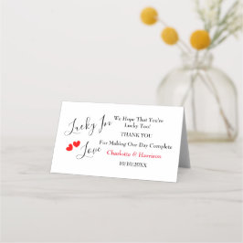 Glück in der Liebe Lottery Ticket Holder Platzkarte