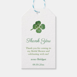 Glück in der Liebe St Patricks Brautparty Gefallen Geschenkanhänger