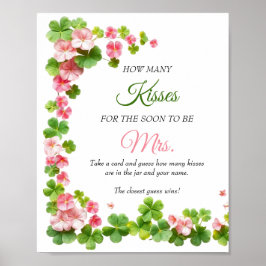 Glück in der Liebe St. Patrick's Day Brautparty Ga Poster