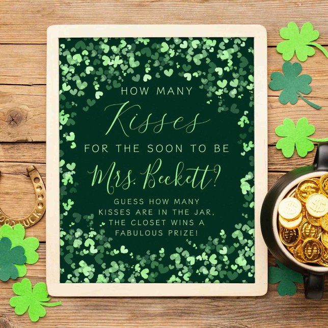 Glück in der Liebe St. Patrick's Day Brautparty Ga Poster (Von Creator hochgeladen)